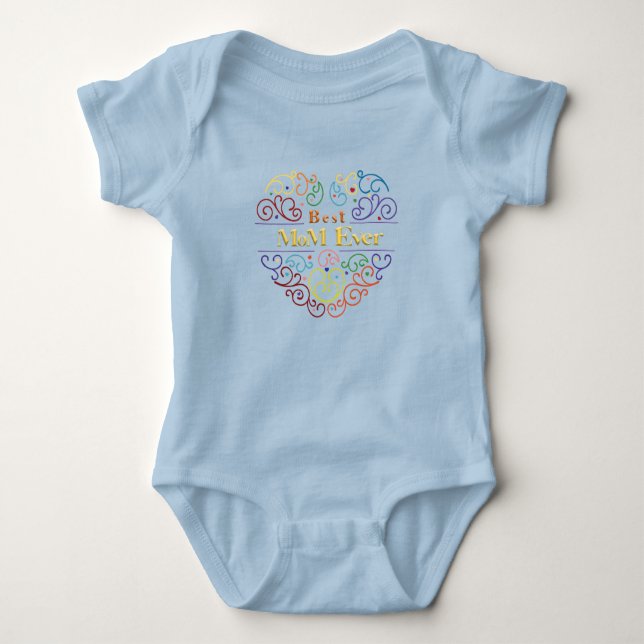 Best Mama Ever Colors T - Shirt (Vorderseite)