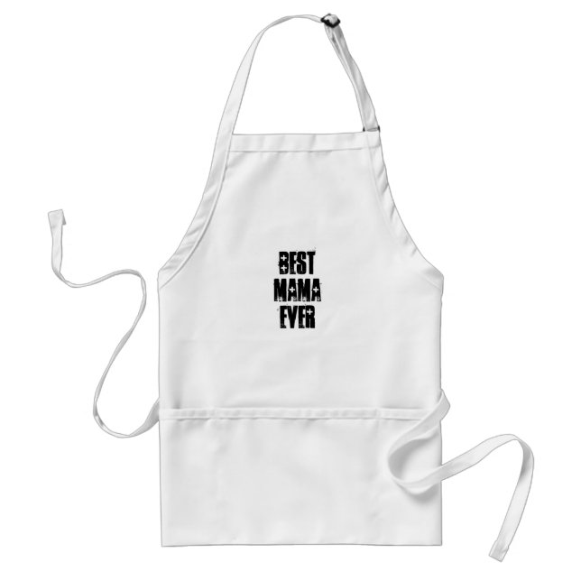 Best Mama Ever Custom Grunge Style Geschenk Schürze (Vorne)
