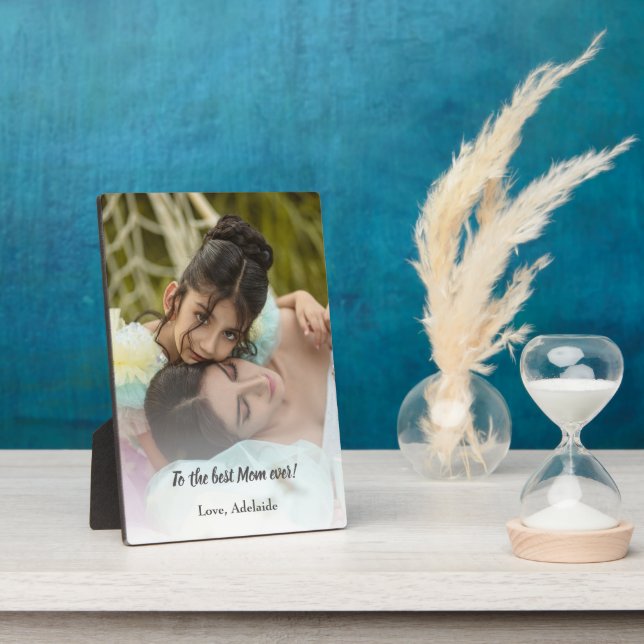 Best Mama Ever Foto Plaque Fotoplatte (Seite)