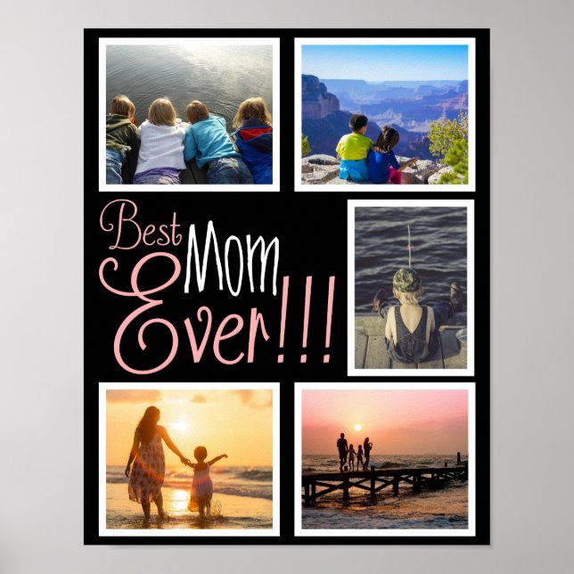 Best Mama Ever Mother Day Foto Poster (Vorne)