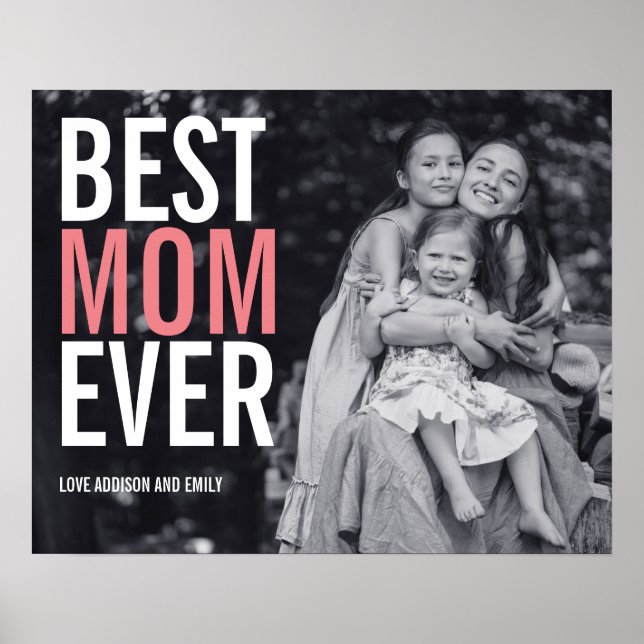 Best Mama Ever Mother Day Poster Sign (Vorne)