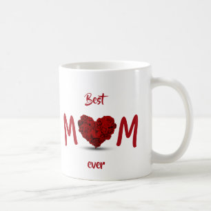 Best Mama Ever Rose Herzstück Bouquet - Tasse