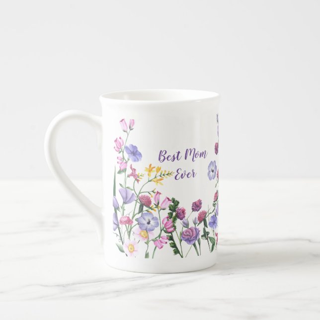 Best Mama Ever Spring Summer Garden Blume Tasse (Links)