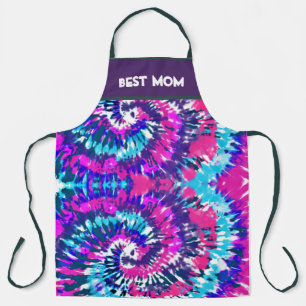 BEST MAMA FARBIGE ABSTRAKTE KRAWATTE-DYE-DESIGN SCHÜRZE