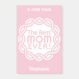 BEST MAMA individuelle Name & Farbe PostIt Notizen