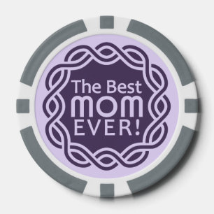 BEST MAMA kundenspezifische Monogramm-Poker-Chips Pokerchips