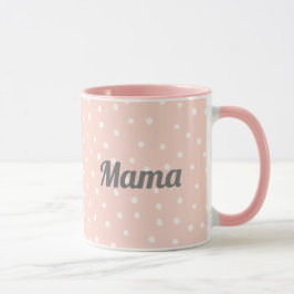 Best Mama Polka dots Pink Tasse