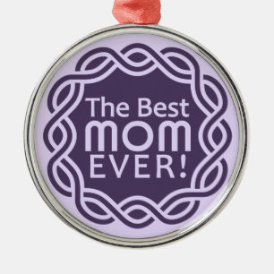 BEST MAMA SILBERNES ORNAMENT