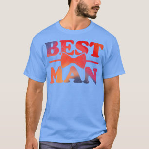 Best Man Bachelor PartyGradient Color  T-Shirt