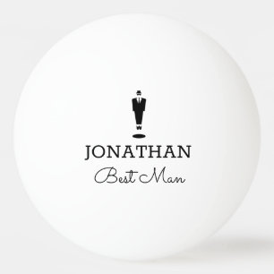 Best Man Gift Wedding Party Custom Tischtennisball