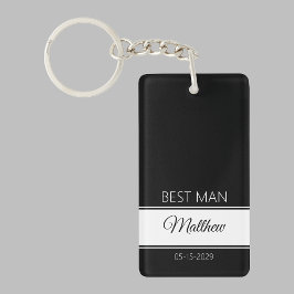 Best Man Thank You Keychain Schlüsselanhänger