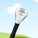 Best Man Wedding Custom Name Date Gift Golf Headcover<br><div class="desc">This unique golf head cover is designed as a gift for your Best Man. Features a unique layering of the name which gives it the feeling of depth. The text reads "Best Man" along with the date of the event. Great way to thank him for being a part of your...</div>