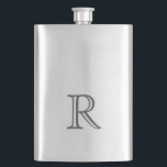 Best Man Wedding Gift Personalized Initial Flachmann<br><div class="desc">Best Man Wedding Gift Personalized Initial Flask</div>