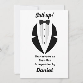 Best Man Wedding Proposal  Karte