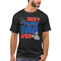 Best Marine Vater Ever Shirt Fathers Day Geschenk