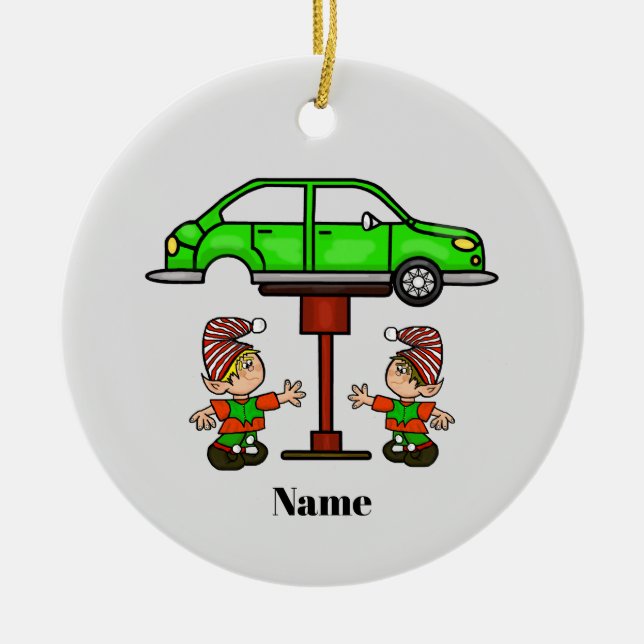 Best Mechanic Christmas Ornament (Vorne)