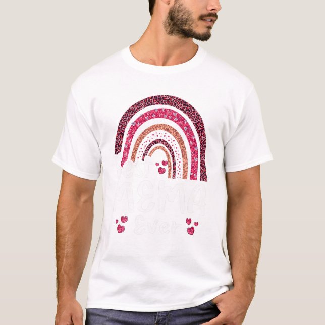 Best Mema Ever Rainbow Cute T-Shirt (Vorderseite)