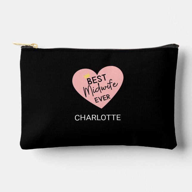 "Best Midfrau Ever" - Ein herzliches Geschenk für  Zubehörtasche (Vorderseite)