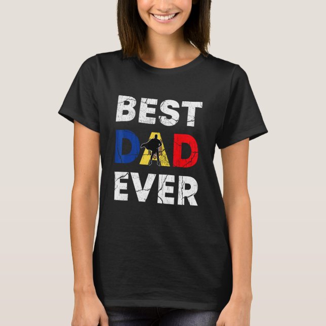 Best Moldovan Dad Ever Moldova Daddy Father s Day T-Shirt (Vorderseite)