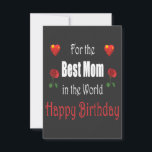 Best Mom Birthday Design<br><div class="desc">Wonderful cute birthday design for your lovely mom</div>