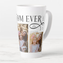 Best Mom Ever 3 Photos Heart Mothers Day Gifts Milchtasse
