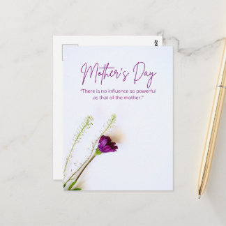 Best Mom Ever Floral Mother’s Day Card Postkarte