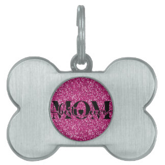 Best mom ever, glitter, pink, custom tiermarke
