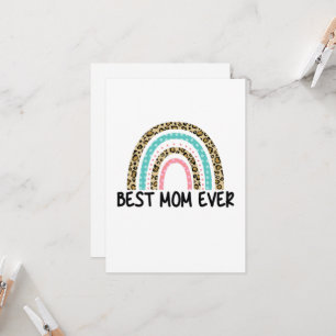 Best Mom Ever Greeting Card Karte