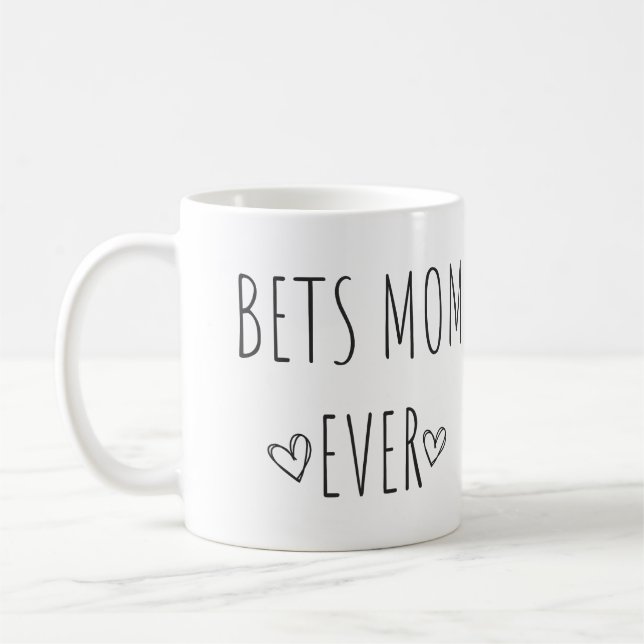 Best MOM Ever Kaffeetasse (Links)