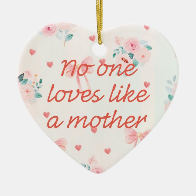 Best mom ever keramik ornament (Vorne)