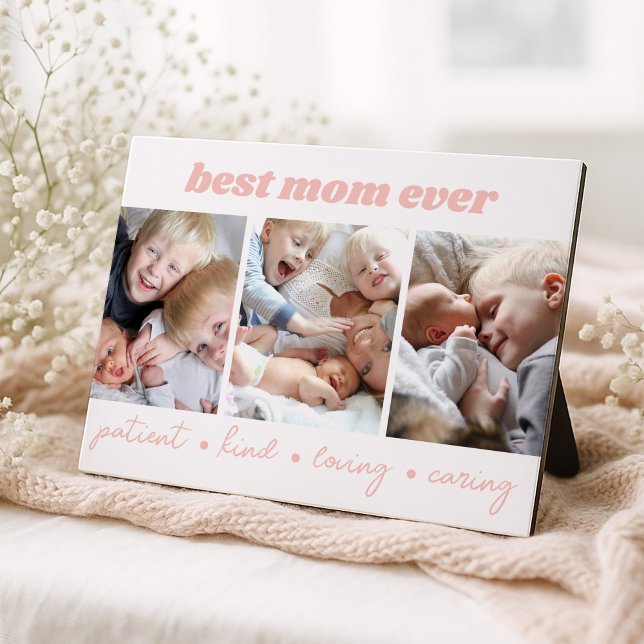 Best Mom Ever Kids Photo Fotoplatte (Von Creator hochgeladen)