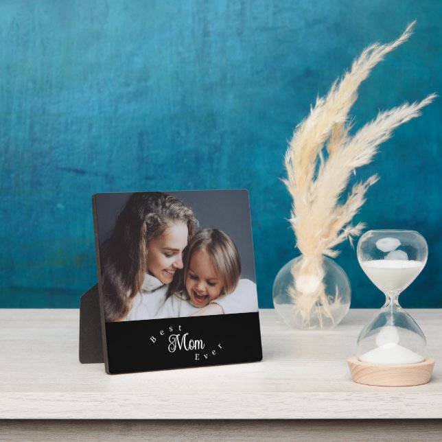 Best Mom Ever Modern Simple Fotoplatte (InSitu)