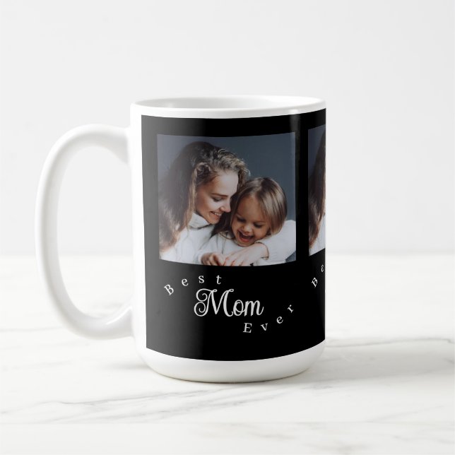 Best Mom Ever Modern Simple Kaffeetasse (Links)