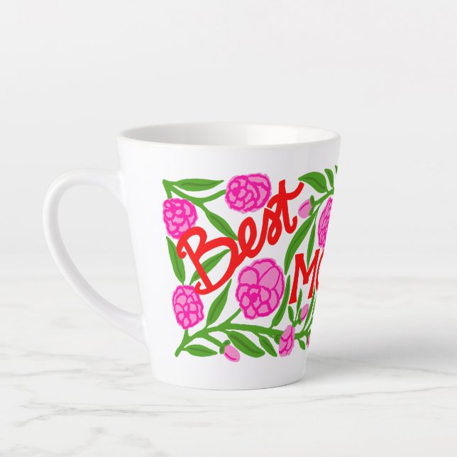 Best Mom Ever Mother's Day Latte Mug Milchtasse (Links)