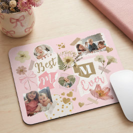 Best Mom Ever Mother's Day Scrapbook Photo Collage Mousepad