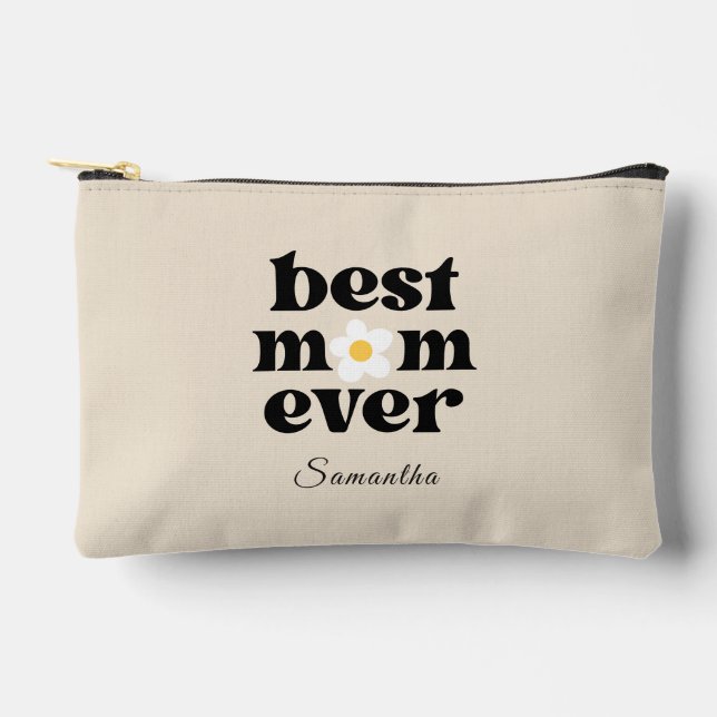 Best Mom Ever Personalized  Zubehörtasche (Vorderseite)