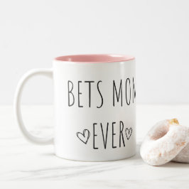Best MOM Ever Personalized Zweifarbige Tasse