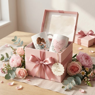 "Best Mom Ever" soft pastel aesthetic coffee  Verwandlungstasse