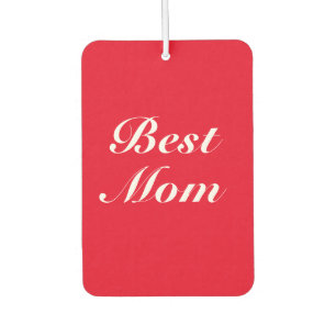 Best Mom red classic script niedlich Heart Autolufterfrischer