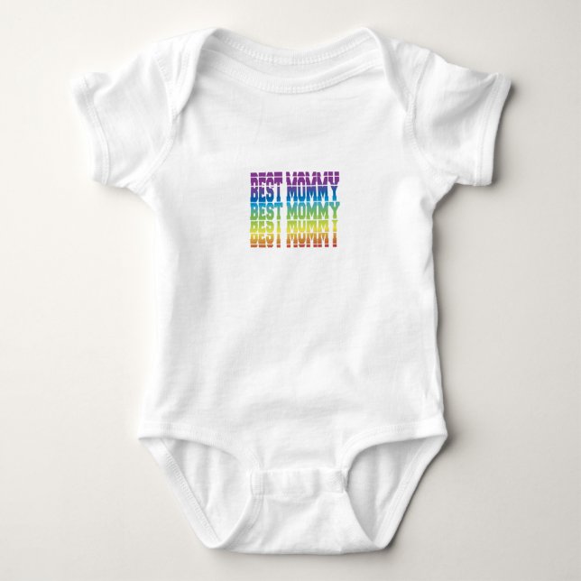 Best Mommy Baby Strampler (Vorderseite)