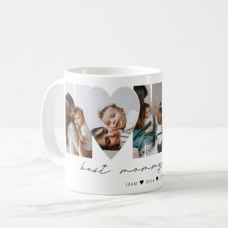 Best Mommy Ever Modern Photo Collage Mother's Day Kaffeetasse