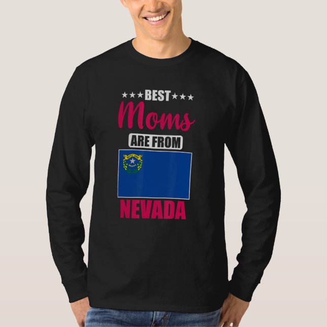 Best Moms are from Nevada T-Shirt (Vorderseite)