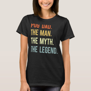 Best Mops Vater Hund Tier Niedlich Man Mythos Lege T-Shirt