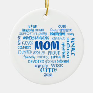 Best Mother Qualitäten und Mama Eigenschaften Invi Keramik Ornament