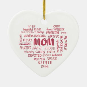 Best Mother Qualitäten und Mama Eigenschaften Invi Keramik Ornament