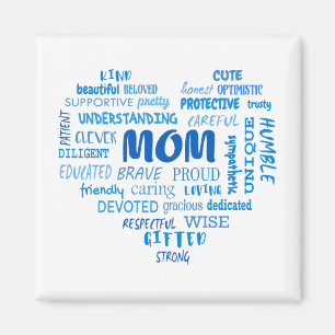 Best Mother Qualitäten und Mama Eigenschaften Invi Magnet