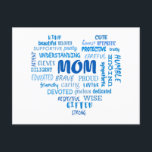 Best Mother Qualitäten und Mama Eigenschaften Invi Postkarte<br><div class="desc">Schönes Design mit einer Auflistung in Herzform von Eigenschaften und Qualitäten einer guten Mutter. Perfekt für Muttertag,  Geburtstag der Mutter und für den täglichen Gebrauch.</div>