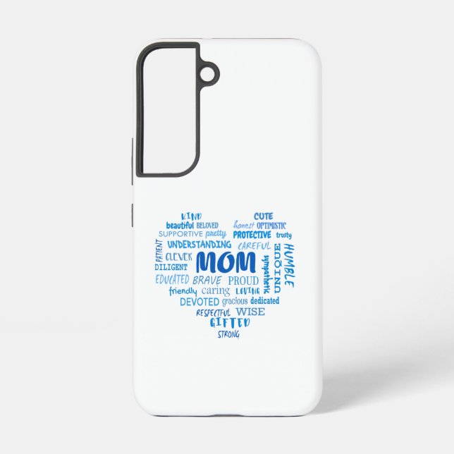 Best Mother Qualitäten und Mama Eigenschaften Invi Samsung Galaxy Hülle (Rückseite)