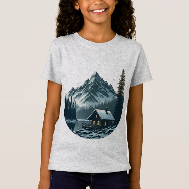 Best Mountain Serenity T - Shirt gestalten 🤗 (Vorderseite)