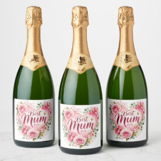 Best Mum Aquarell Blumenherz Design